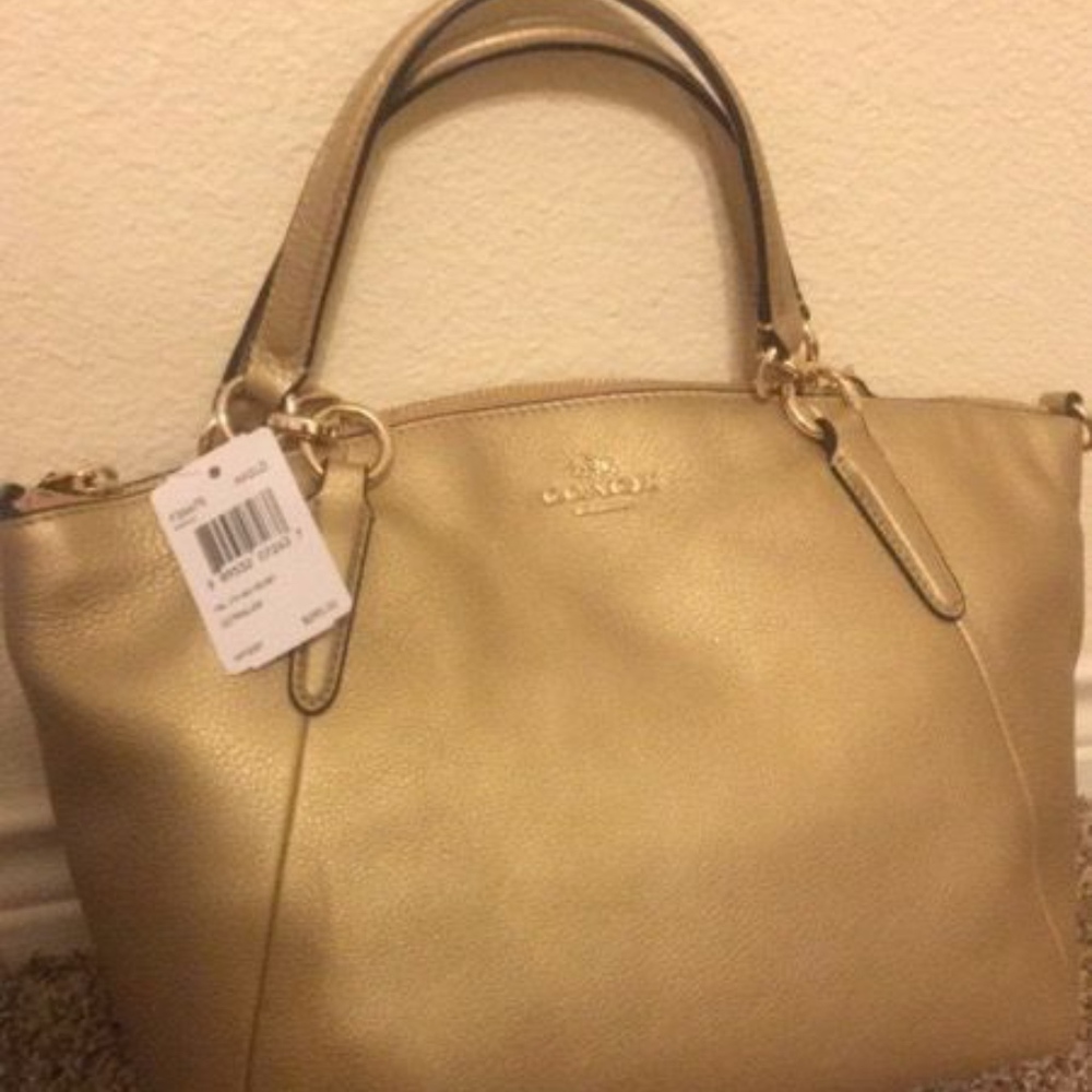 *BRAND NEW* Gold Coach Purse